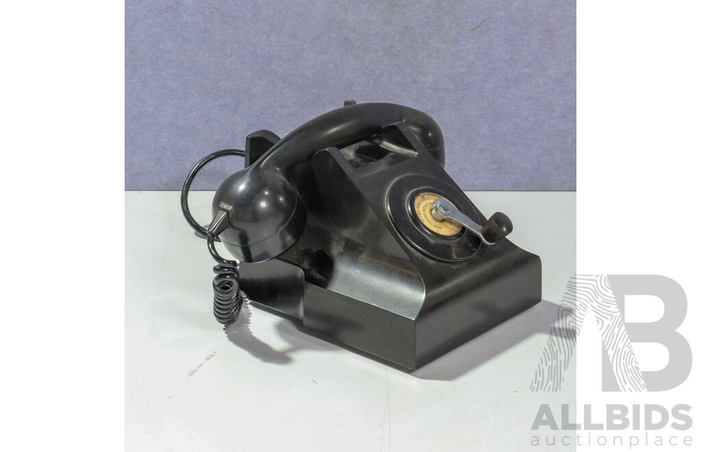 Vintage Bakelite Operator Operated Telephone