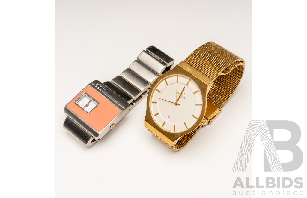 Obaku V123GGIMG Dress Watch & RipCurl A2188G Dress Watch