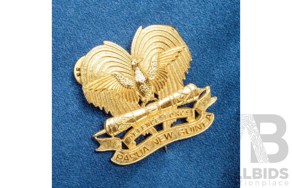 Defence Force Papua New Guinea Base Metal Brooch