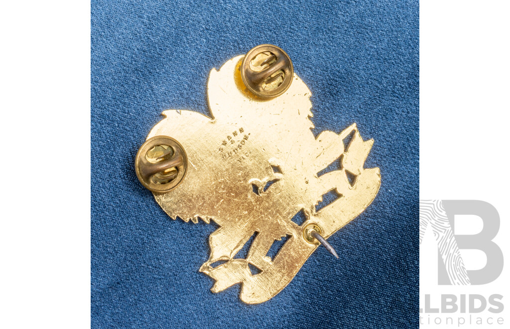 Defence Force Papua New Guinea Base Metal Brooch