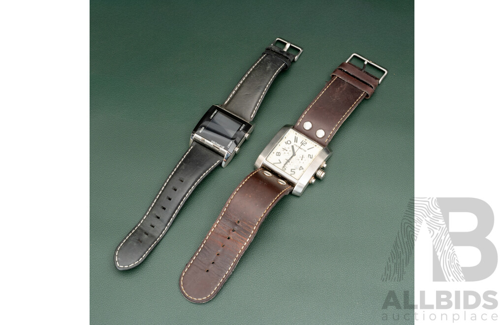 Michael Hill Chronograph Mens Watch 9169 & Michael Hills Mens Digital Watch 9179