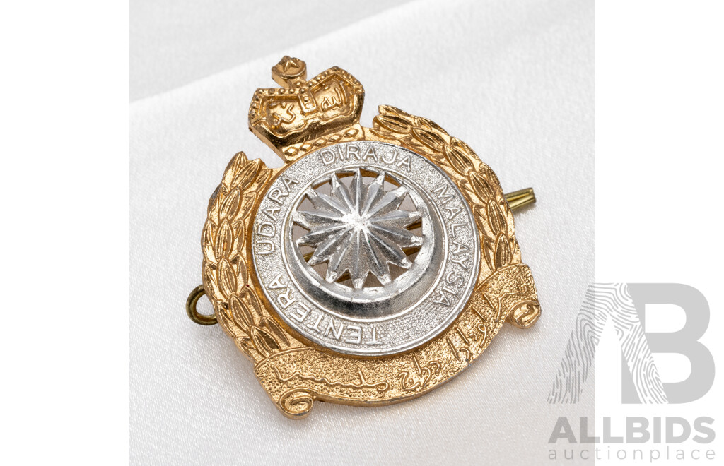 Gold and Silver Plated Brooch - Royal Malaysian Air Force