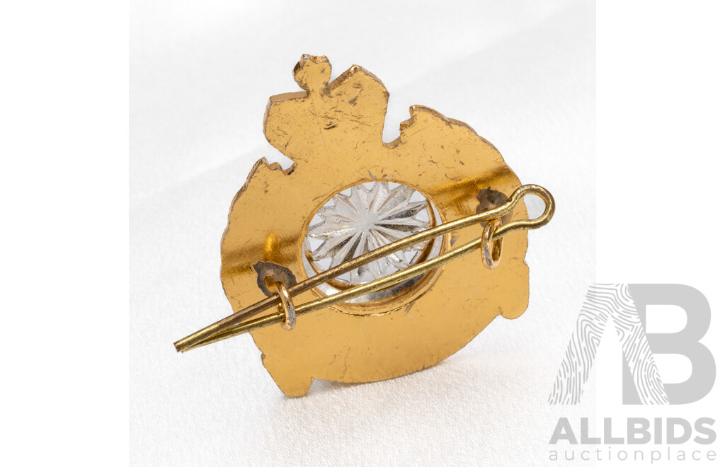 Gold and Silver Plated Brooch - Royal Malaysian Air Force