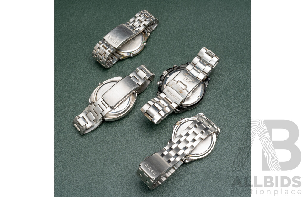 Citizen, Casio Ediface, Casio Quartz & Ruski Retro Mens Watches