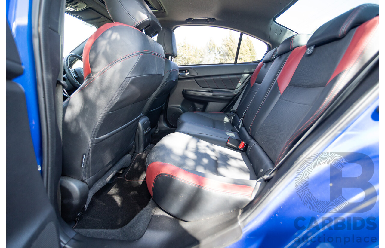 02/2015 Subaru WRX STi Premium (AWD) VA MY15 4d Sedan World Rally Blue Turbo 2.5L