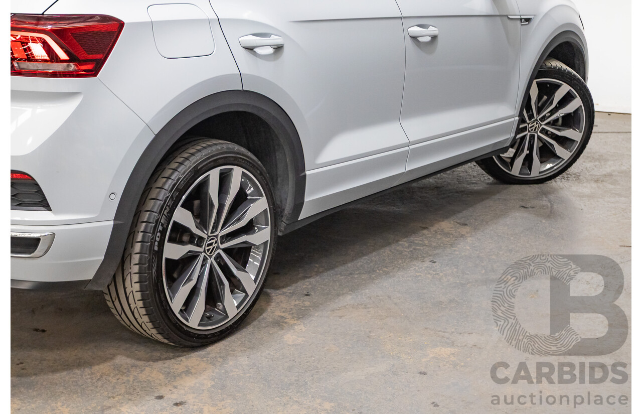 09/2021 Volkswagen T-Roc 140TSI SPORT (AWD) A1 MY21 4D Wagon White Silver Metallic Turbo 2.0L