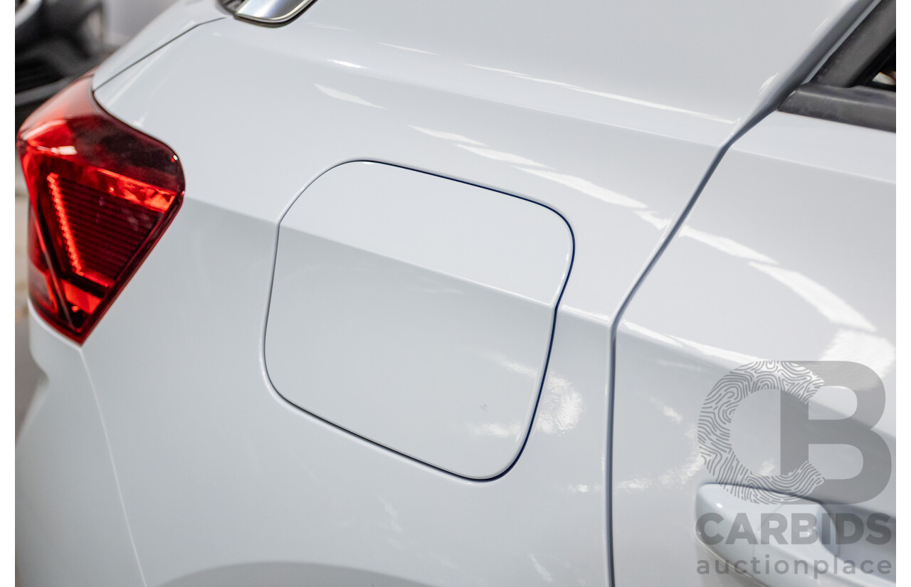 09/2021 Volkswagen T-Roc 140TSI SPORT (AWD) A1 MY21 4D Wagon White Silver Metallic Turbo 2.0L