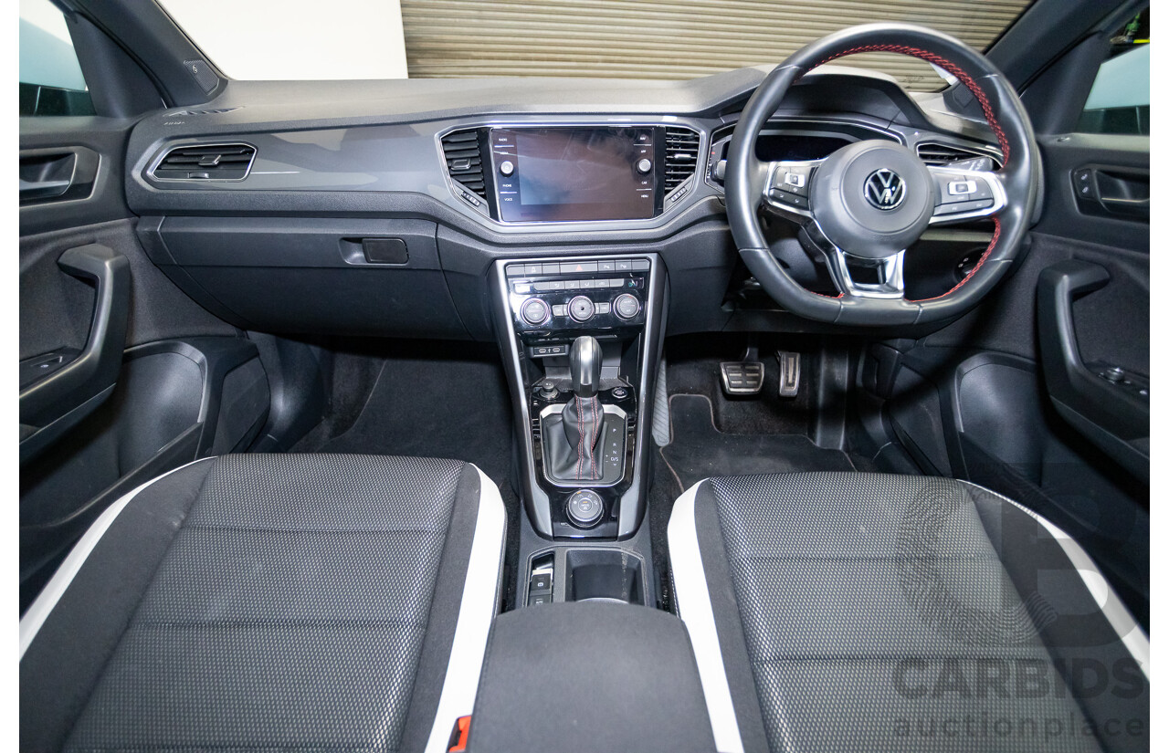 09/2021 Volkswagen T-Roc 140TSI SPORT (AWD) A1 MY21 4D Wagon White Silver Metallic Turbo 2.0L