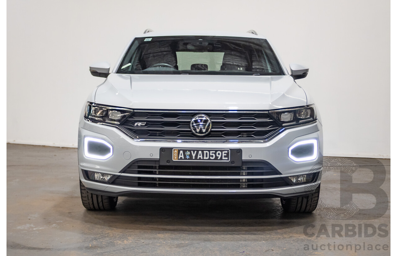 09/2021 Volkswagen T-Roc 140TSI SPORT (AWD) A1 MY21 4D Wagon White Silver Metallic Turbo 2.0L