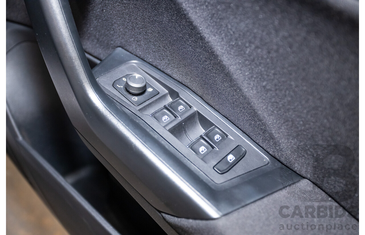 09/2021 Volkswagen T-Roc 140TSI SPORT (AWD) A1 MY21 4D Wagon White Silver Metallic Turbo 2.0L