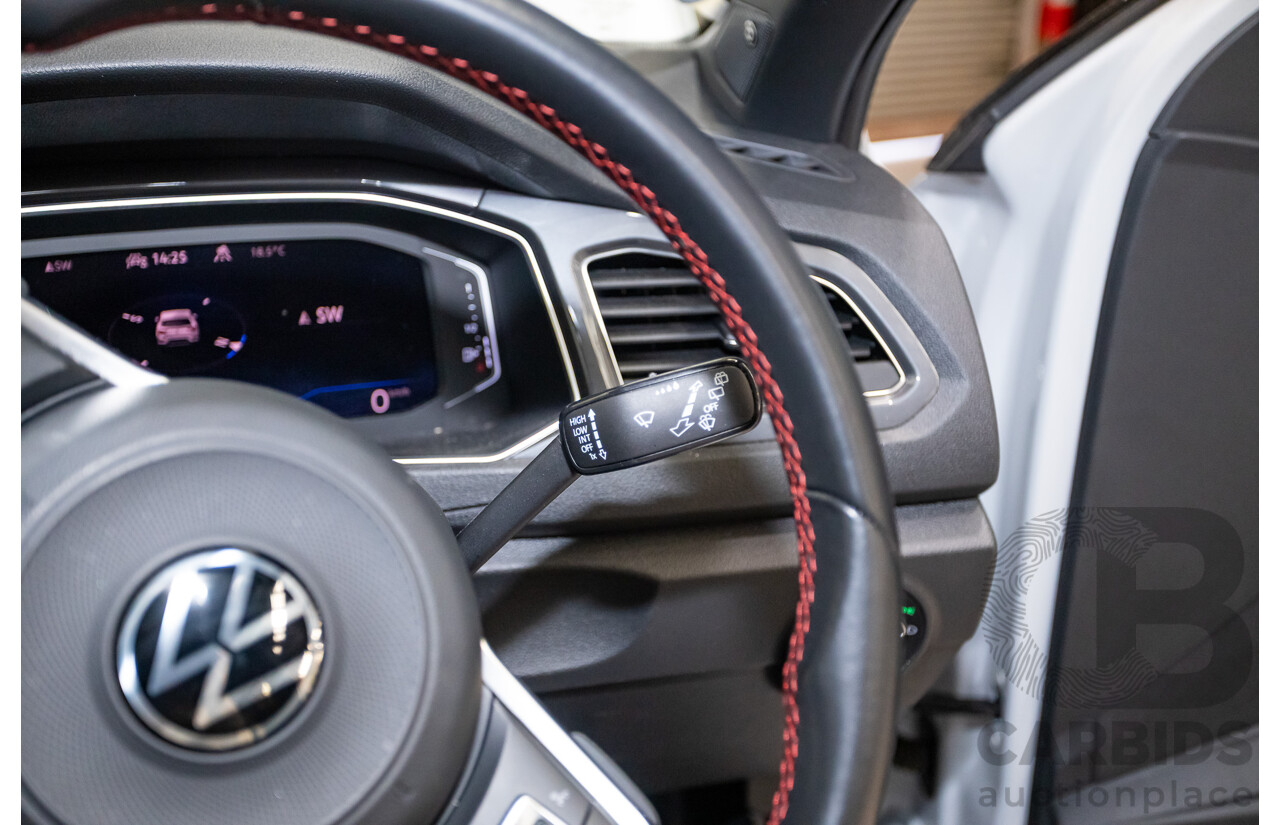 09/2021 Volkswagen T-Roc 140TSI SPORT (AWD) A1 MY21 4D Wagon White Silver Metallic Turbo 2.0L