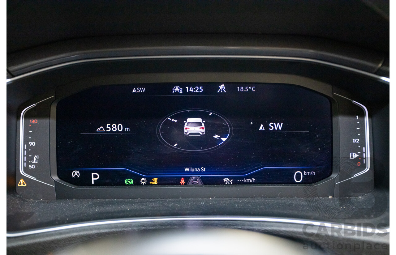 09/2021 Volkswagen T-Roc 140TSI SPORT (AWD) A1 MY21 4D Wagon White Silver Metallic Turbo 2.0L