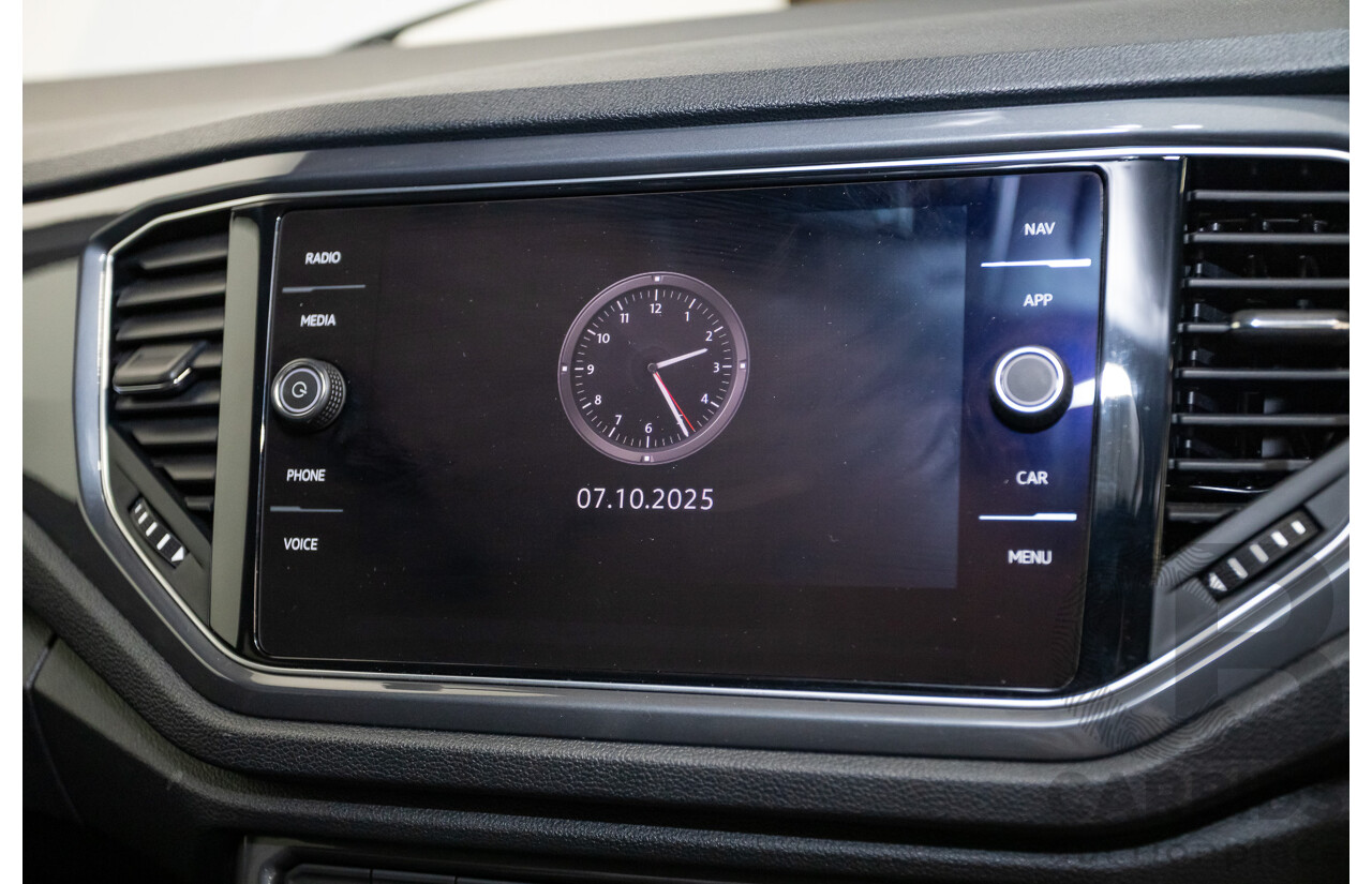 09/2021 Volkswagen T-Roc 140TSI SPORT (AWD) A1 MY21 4D Wagon White Silver Metallic Turbo 2.0L