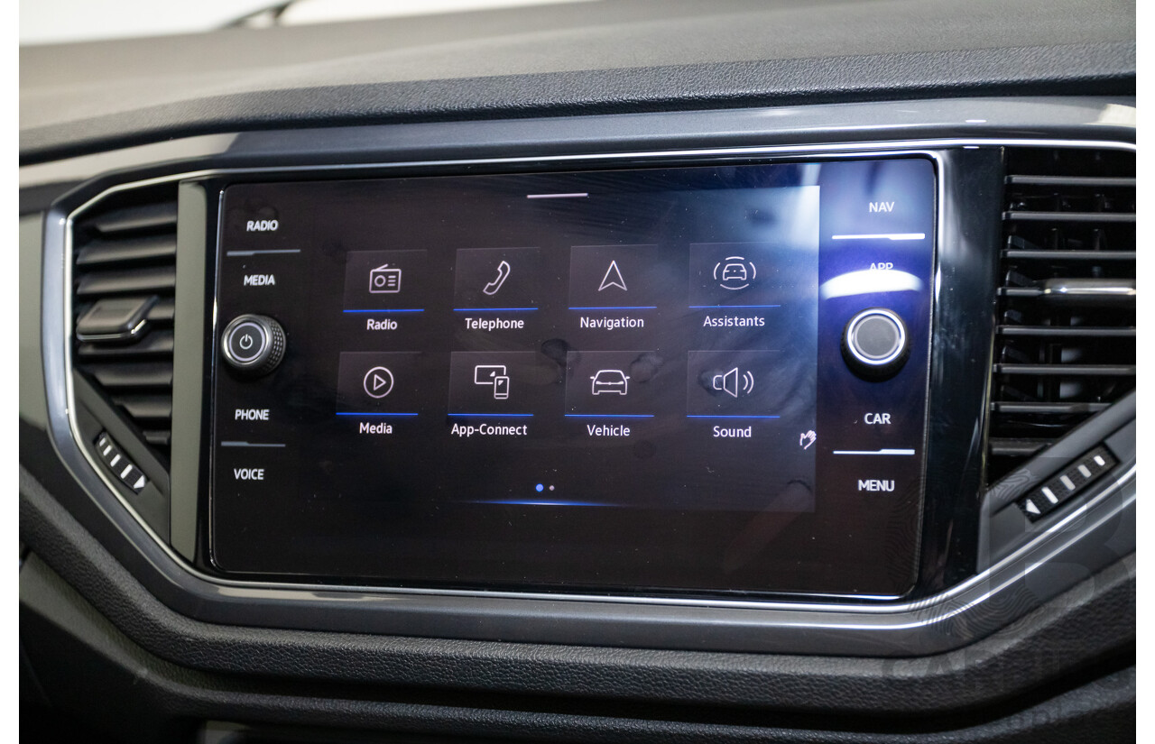 09/2021 Volkswagen T-Roc 140TSI SPORT (AWD) A1 MY21 4D Wagon White Silver Metallic Turbo 2.0L