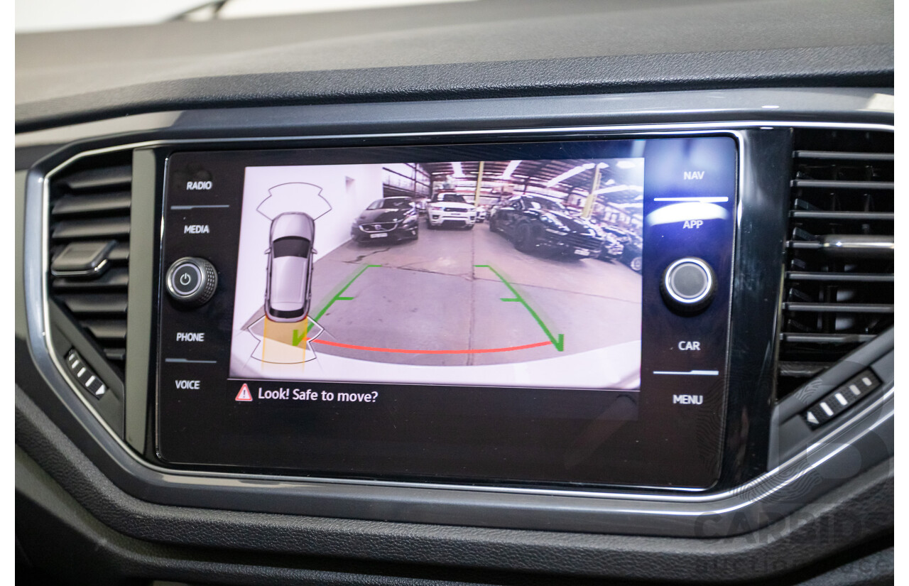 09/2021 Volkswagen T-Roc 140TSI SPORT (AWD) A1 MY21 4D Wagon White Silver Metallic Turbo 2.0L