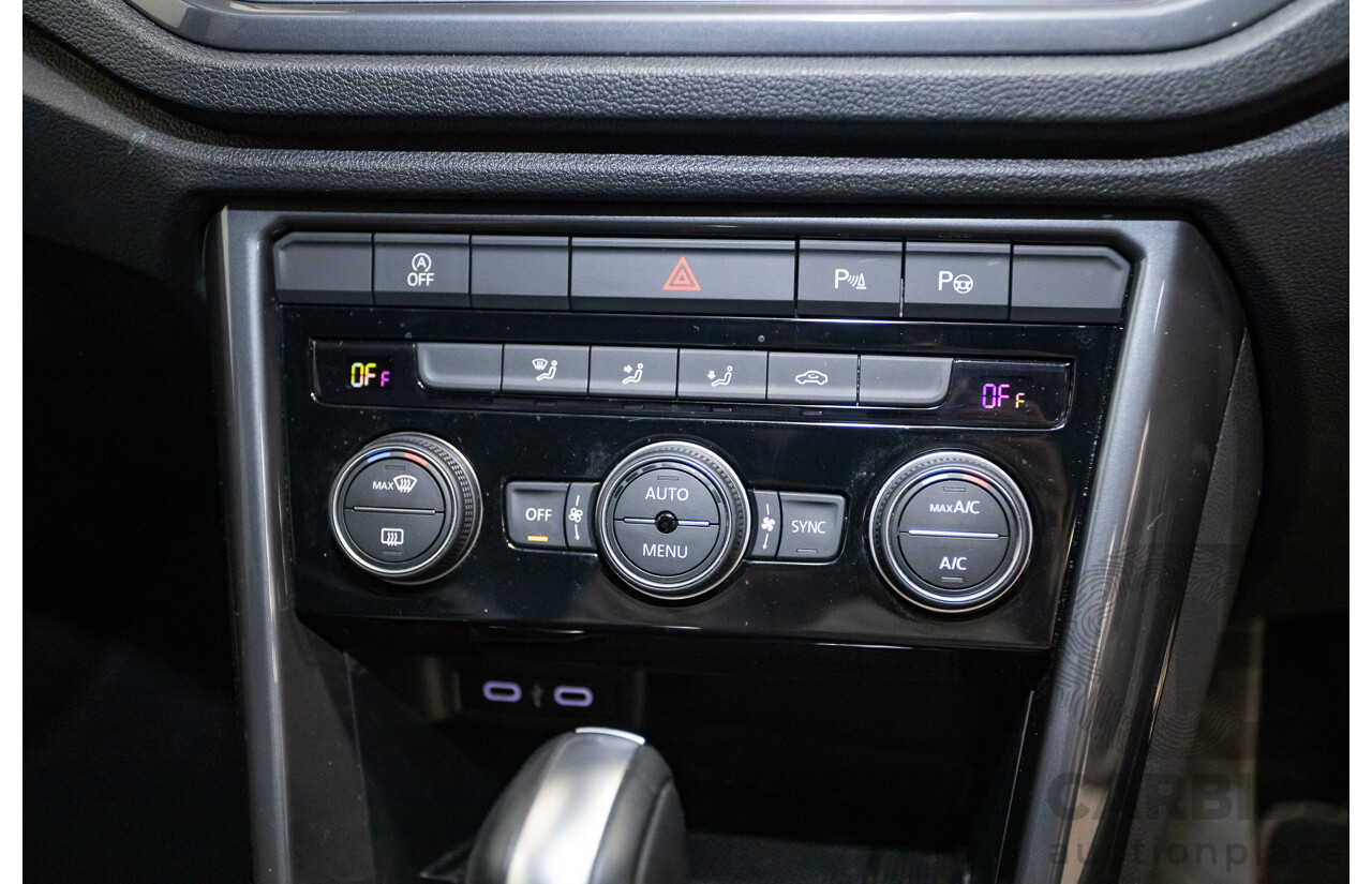 09/2021 Volkswagen T-Roc 140TSI SPORT (AWD) A1 MY21 4D Wagon White Silver Metallic Turbo 2.0L