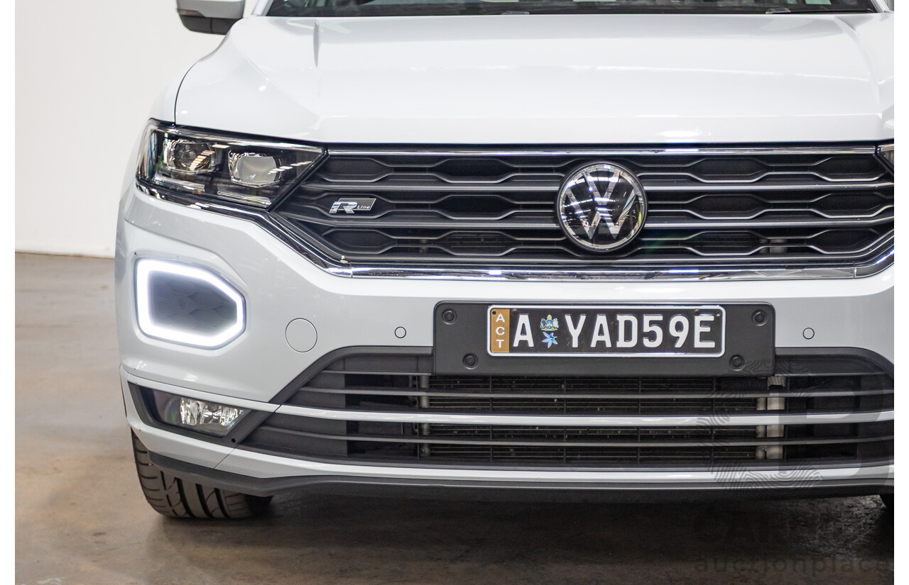 09/2021 Volkswagen T-Roc 140TSI SPORT (AWD) A1 MY21 4D Wagon White Silver Metallic Turbo 2.0L