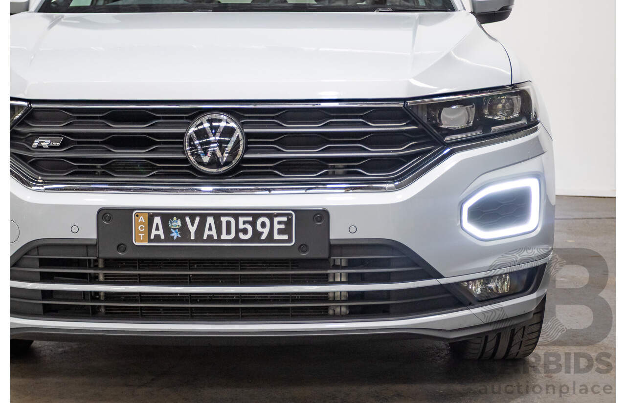 09/2021 Volkswagen T-Roc 140TSI SPORT (AWD) A1 MY21 4D Wagon White Silver Metallic Turbo 2.0L
