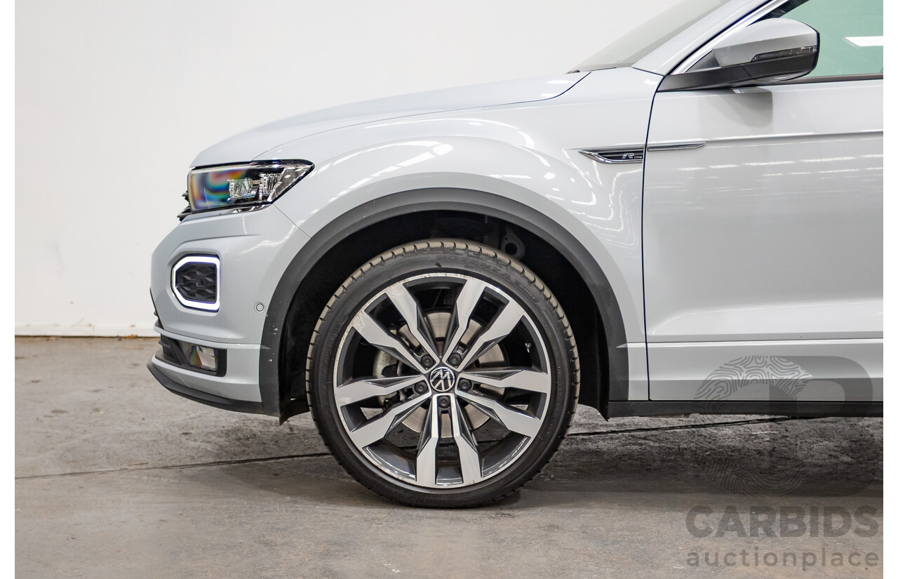 09/2021 Volkswagen T-Roc 140TSI SPORT (AWD) A1 MY21 4D Wagon White Silver Metallic Turbo 2.0L