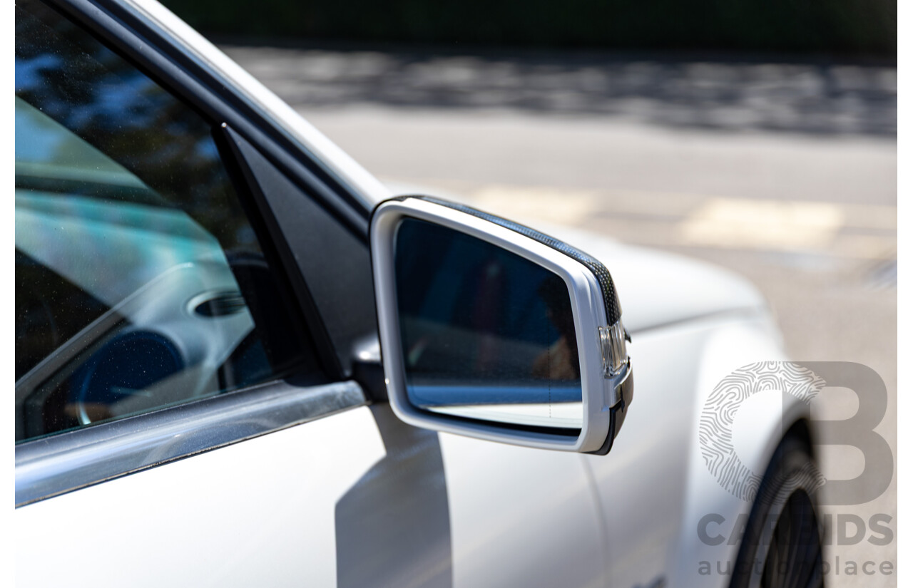 08/2012 Mercedes Benz C63 AMG W204 MY12 4d Sedan Designo Diamond White Bright Metallic V8 6.3L