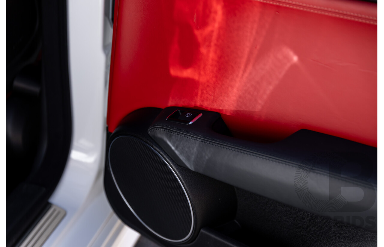 08/2012 Mercedes Benz C63 AMG W204 MY12 4d Sedan Designo Diamond White Bright Metallic V8 6.3L