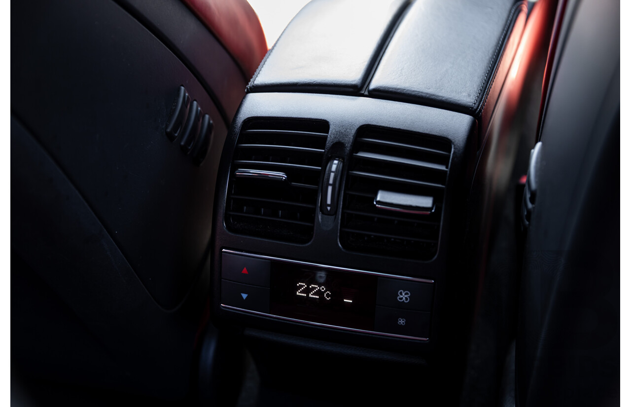 08/2012 Mercedes Benz C63 AMG W204 MY12 4d Sedan Designo Diamond White Bright Metallic V8 6.3L