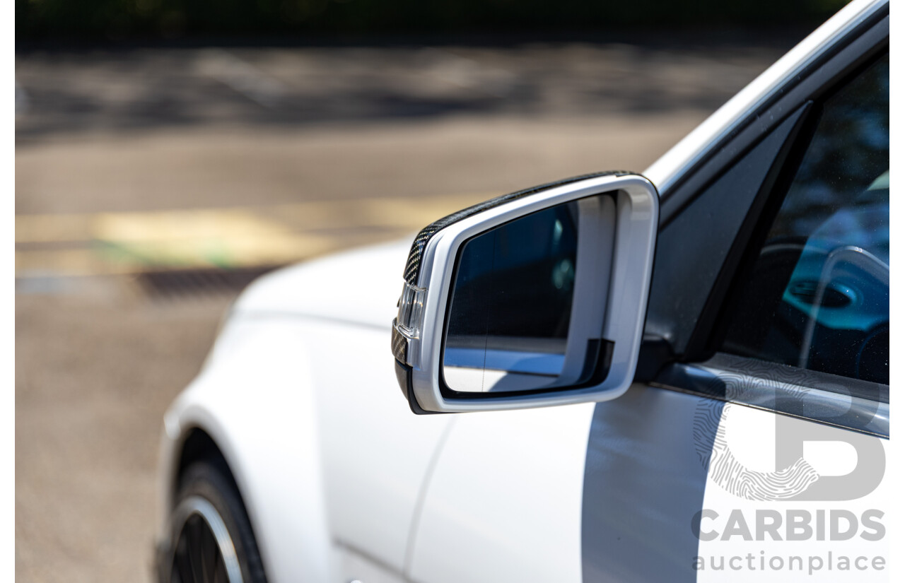 08/2012 Mercedes Benz C63 AMG W204 MY12 4d Sedan Designo Diamond White Bright Metallic V8 6.3L