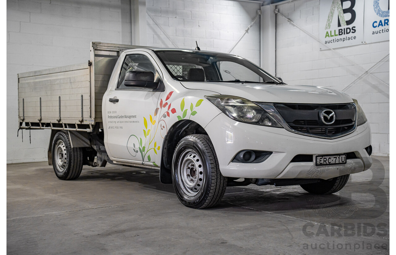 09/2016 Mazda BT-50 XT (4x2) MY16 C/Chas Cool White Turbo Diesel 2.2L