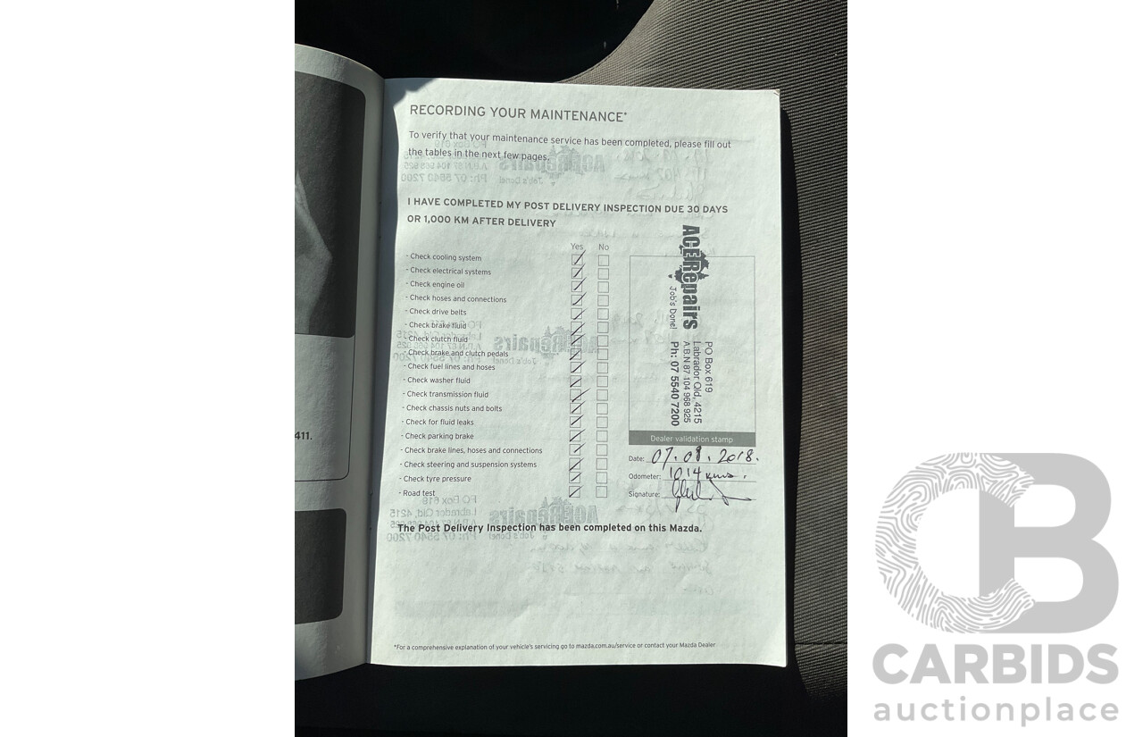 09/2016 Mazda BT-50 XT (4x2) MY16 C/Chas Cool White Turbo Diesel 2.2L