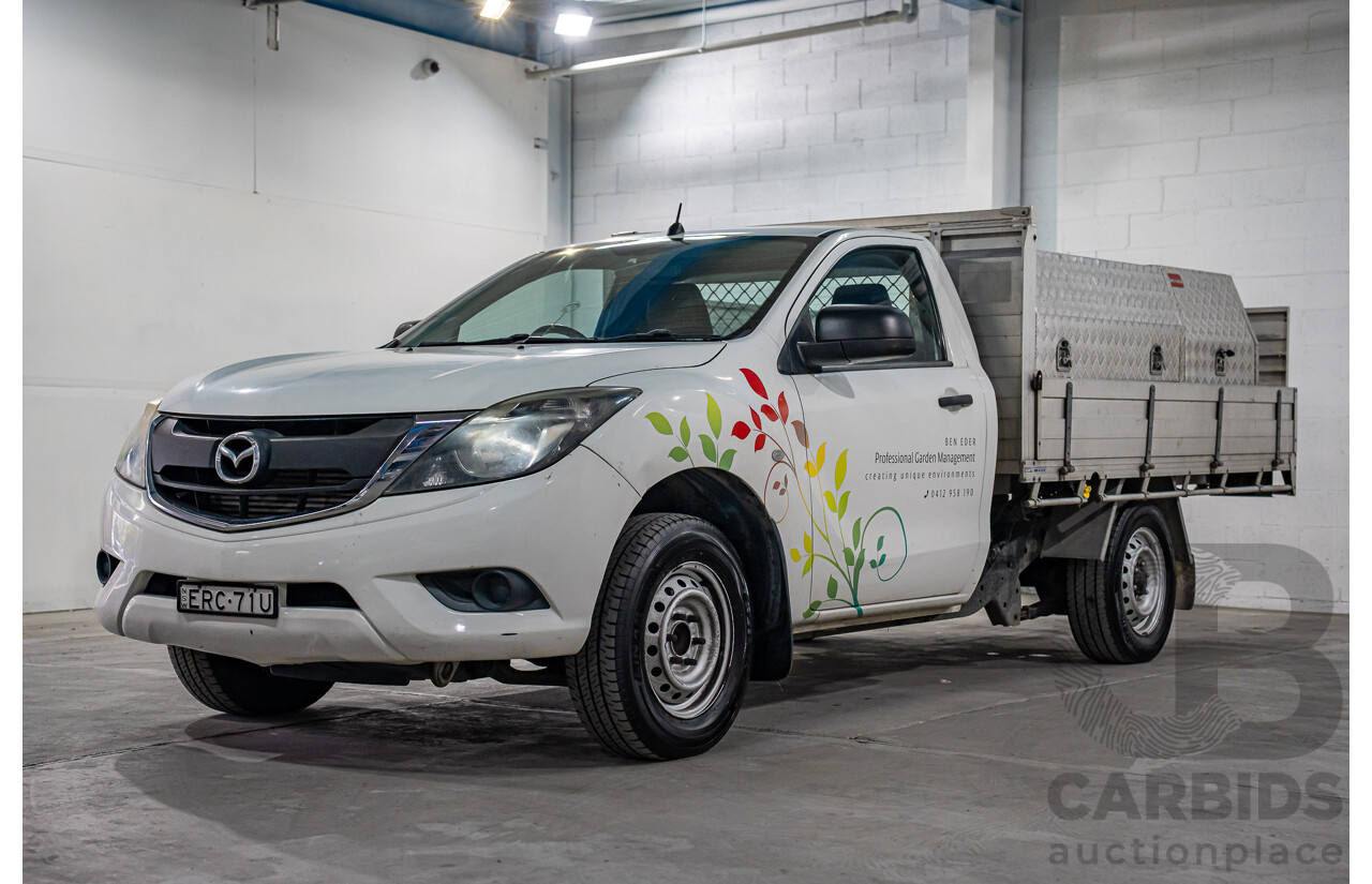 09/2016 Mazda BT-50 XT (4x2) MY16 C/Chas Cool White Turbo Diesel 2.2L