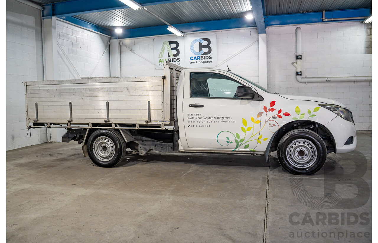 09/2016 Mazda BT-50 XT (4x2) MY16 C/Chas Cool White Turbo Diesel 2.2L