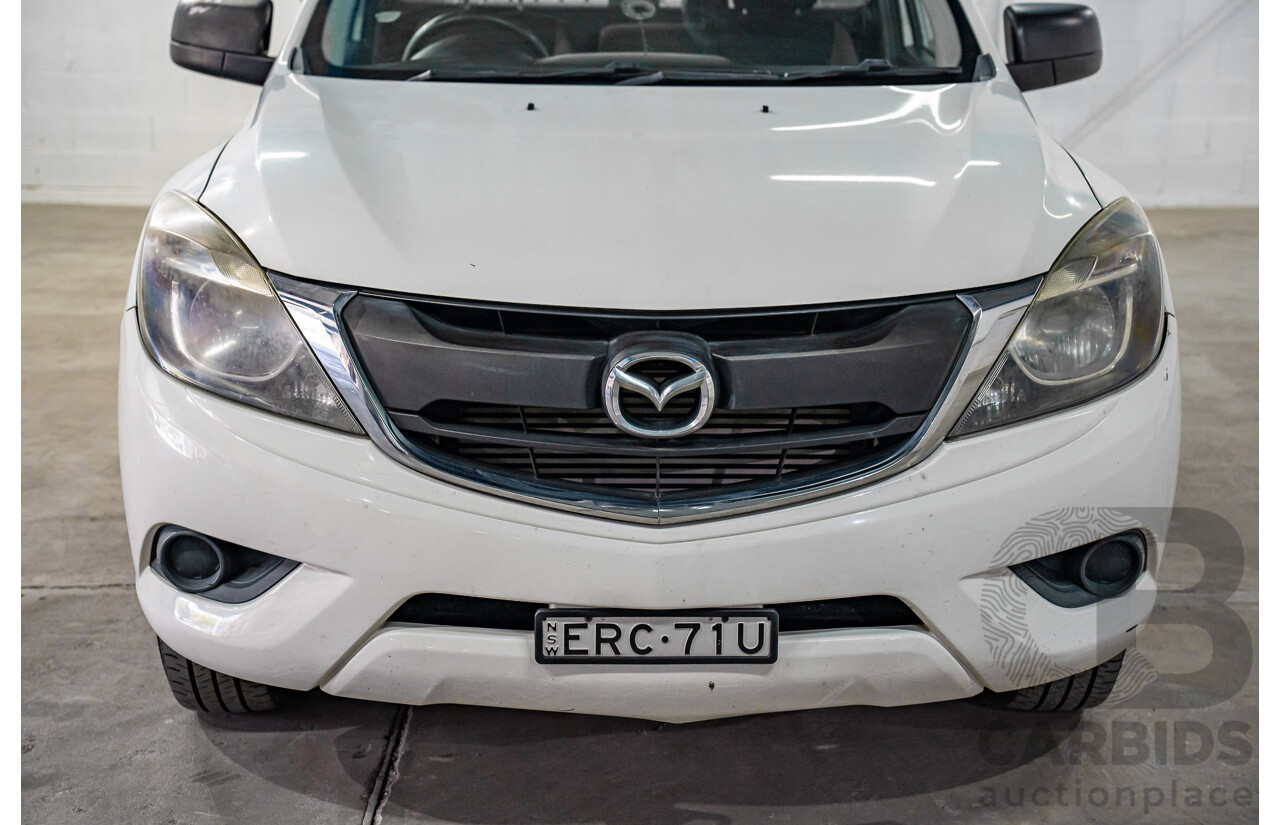 09/2016 Mazda BT-50 XT (4x2) MY16 C/Chas Cool White Turbo Diesel 2.2L