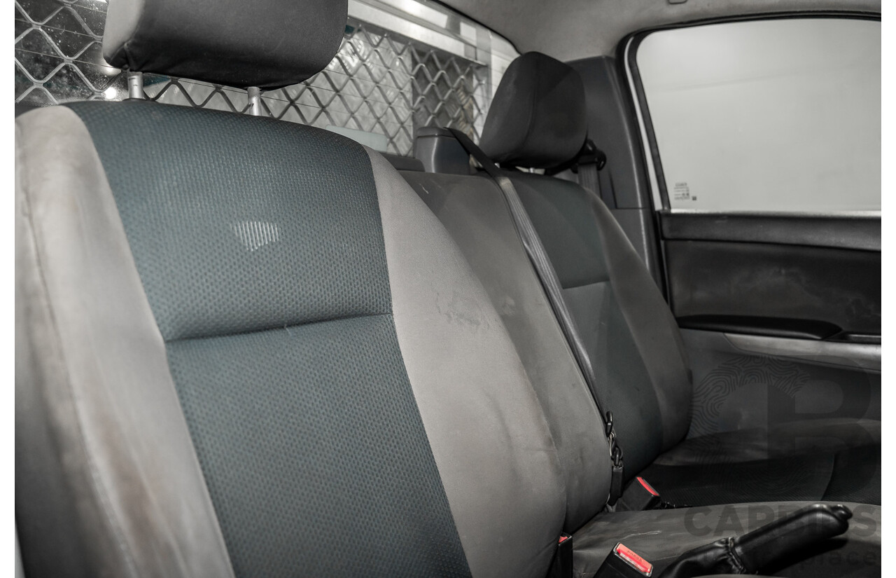 09/2016 Mazda BT-50 XT (4x2) MY16 C/Chas Cool White Turbo Diesel 2.2L