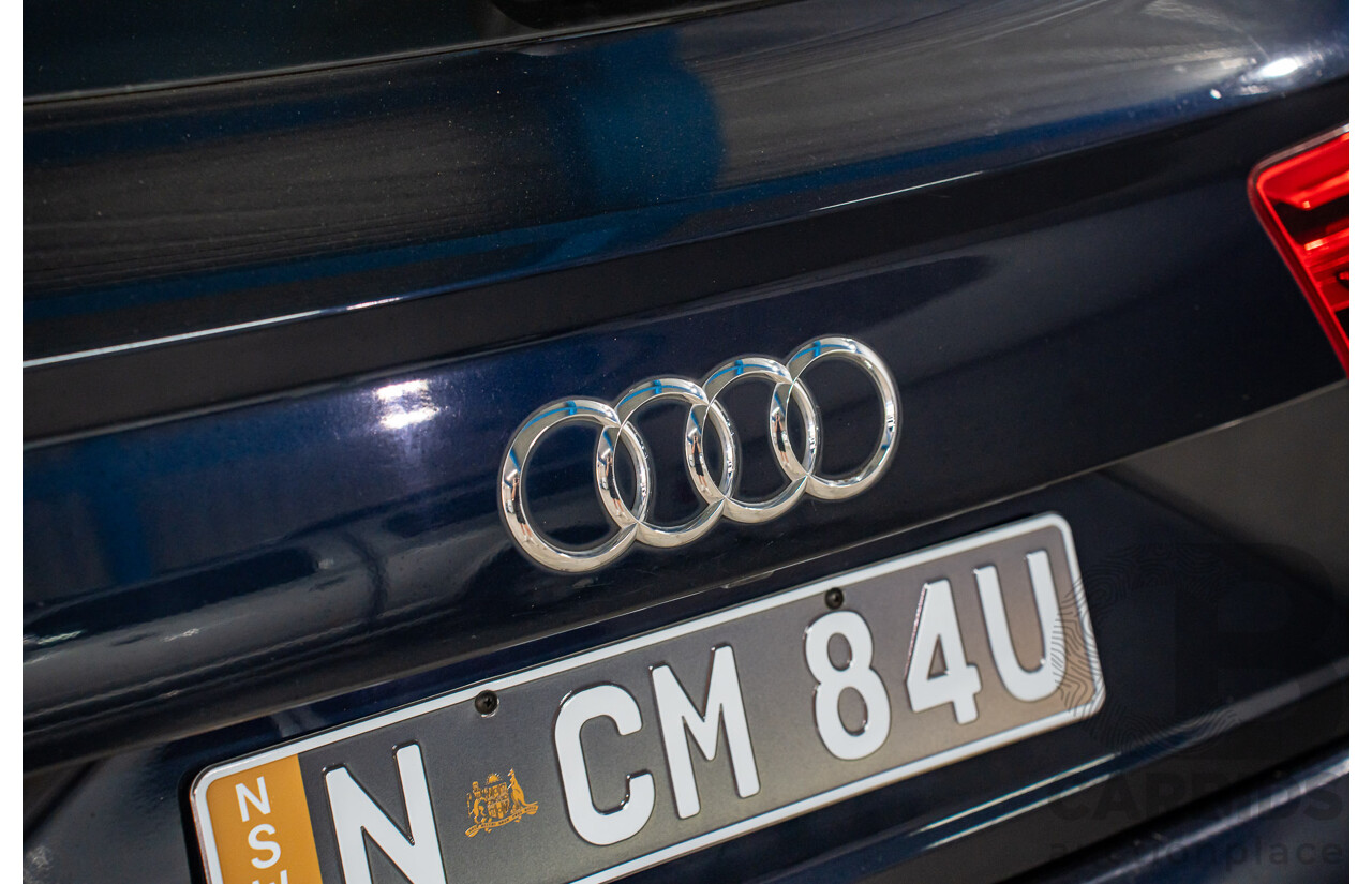 1/2017 Audi Q7 3.0 TDI Quattro (160KW AWD) 4M MY17 4d Wagon Ink Blue Pearl Turbo Diesel V6 3.0L - 7 Seater