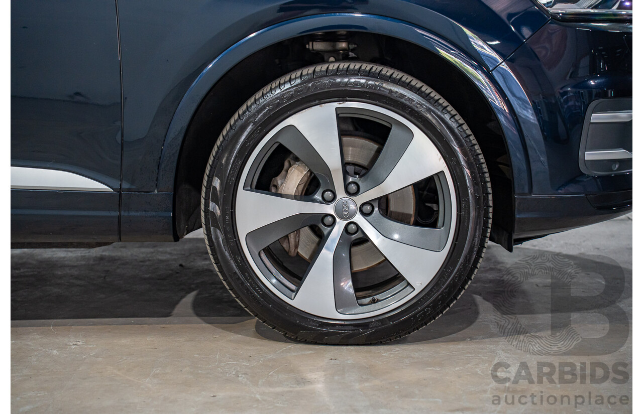 1/2017 Audi Q7 3.0 TDI Quattro (160KW AWD) 4M MY17 4d Wagon Ink Blue Pearl Turbo Diesel V6 3.0L - 7 Seater