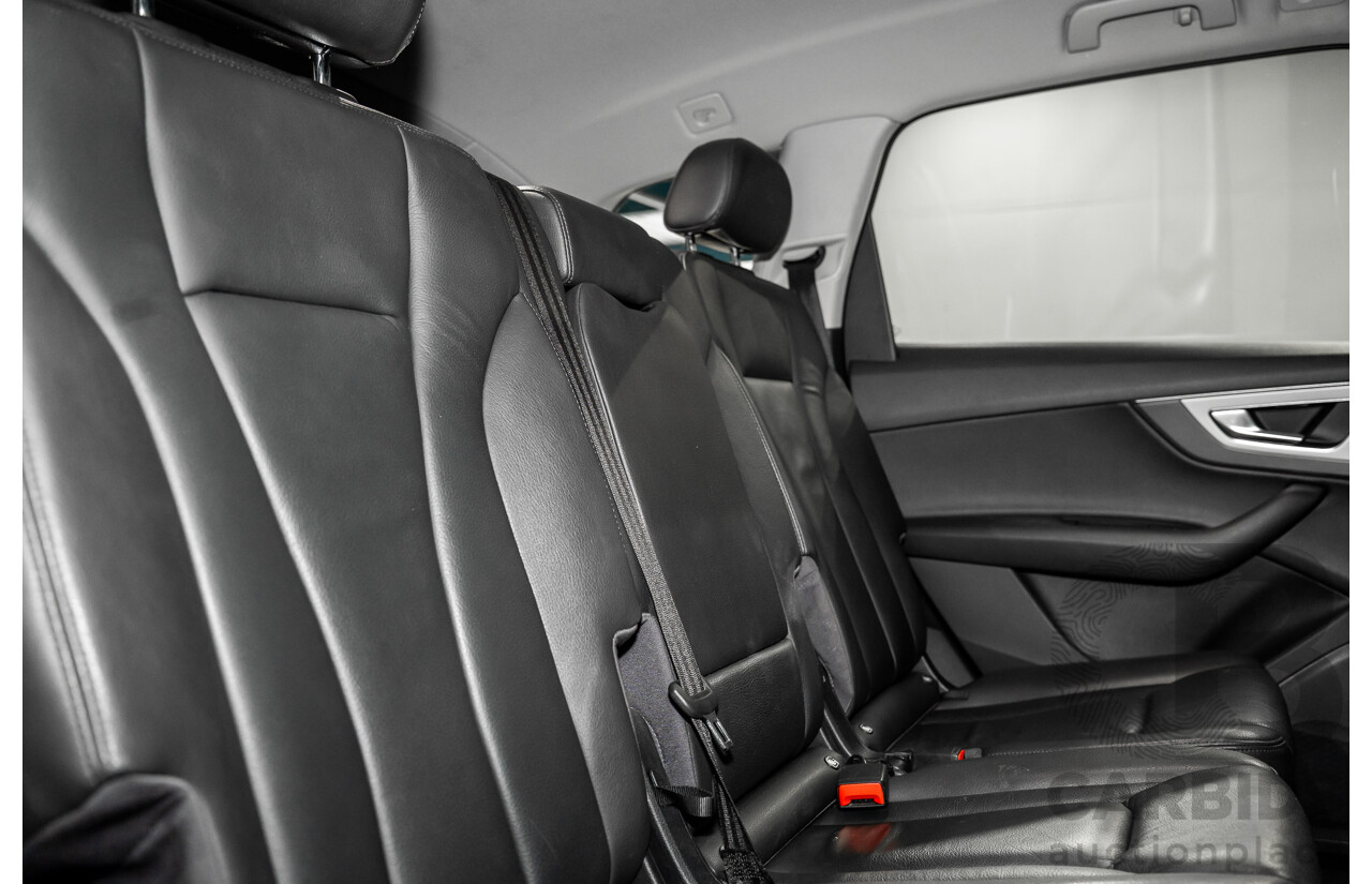 1/2017 Audi Q7 3.0 TDI Quattro (160KW AWD) 4M MY17 4d Wagon Ink Blue Pearl Turbo Diesel V6 3.0L - 7 Seater