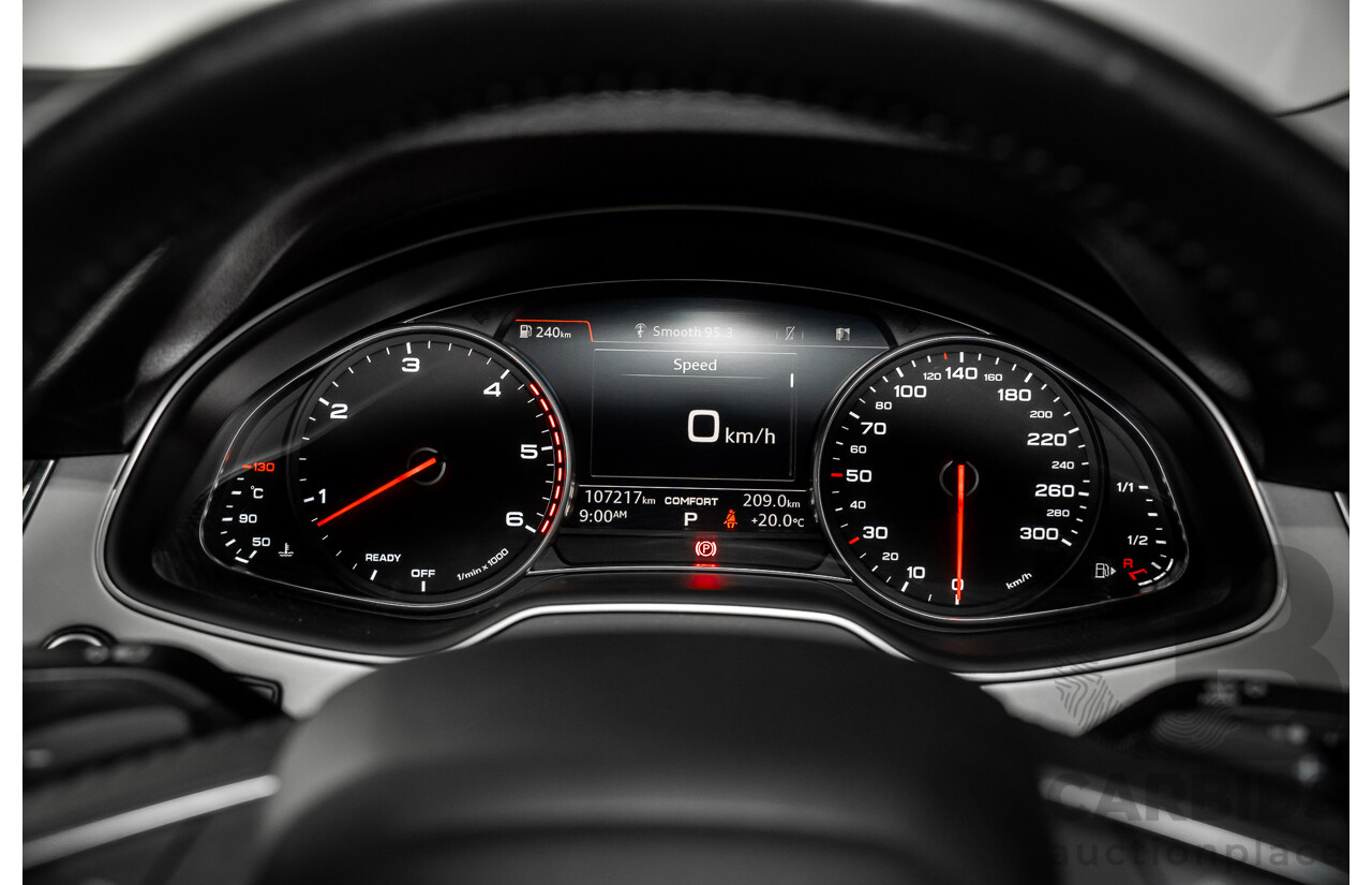 1/2017 Audi Q7 3.0 TDI Quattro (160KW AWD) 4M MY17 4d Wagon Ink Blue Pearl Turbo Diesel V6 3.0L - 7 Seater