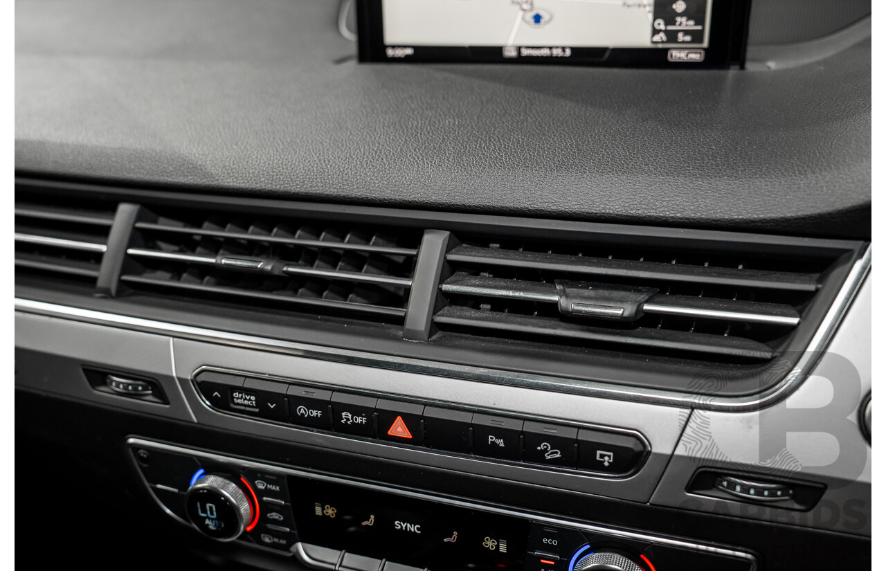 1/2017 Audi Q7 3.0 TDI Quattro (160KW AWD) 4M MY17 4d Wagon Ink Blue Pearl Turbo Diesel V6 3.0L - 7 Seater