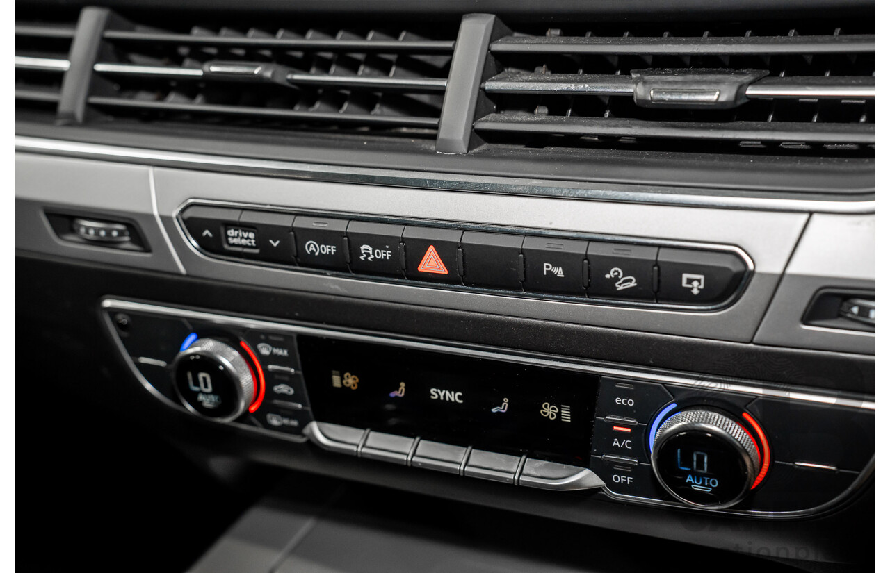 1/2017 Audi Q7 3.0 TDI Quattro (160KW AWD) 4M MY17 4d Wagon Ink Blue Pearl Turbo Diesel V6 3.0L - 7 Seater