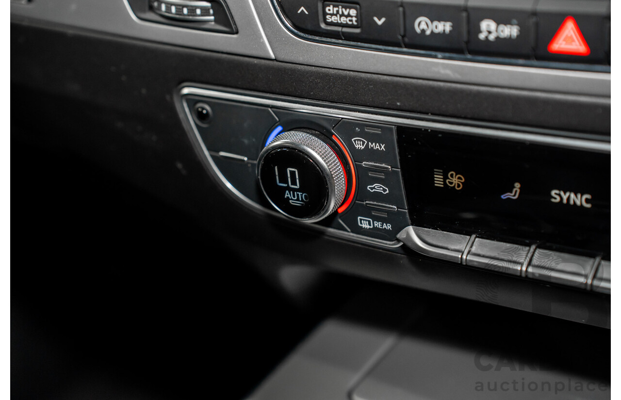 1/2017 Audi Q7 3.0 TDI Quattro (160KW AWD) 4M MY17 4d Wagon Ink Blue Pearl Turbo Diesel V6 3.0L - 7 Seater