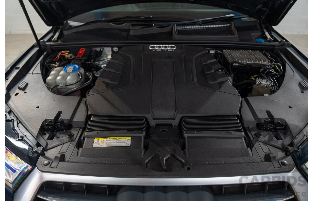 1/2017 Audi Q7 3.0 TDI Quattro (160KW AWD) 4M MY17 4d Wagon Ink Blue Pearl Turbo Diesel V6 3.0L - 7 Seater