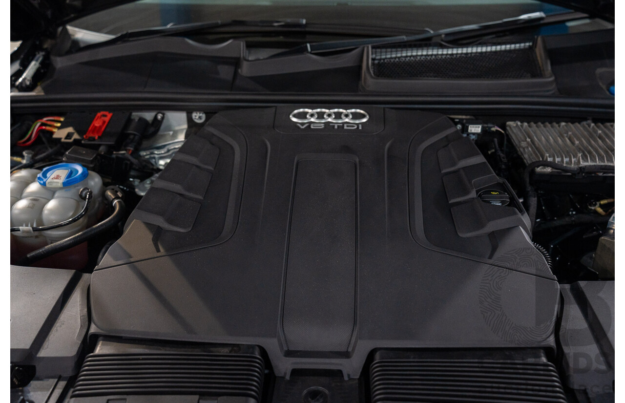 1/2017 Audi Q7 3.0 TDI Quattro (160KW AWD) 4M MY17 4d Wagon Ink Blue Pearl Turbo Diesel V6 3.0L - 7 Seater