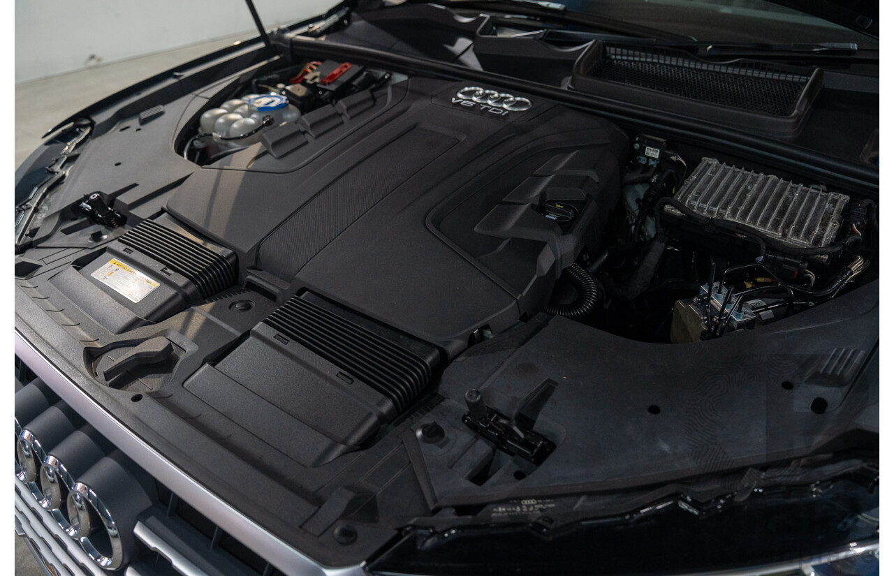 1/2017 Audi Q7 3.0 TDI Quattro (160KW AWD) 4M MY17 4d Wagon Ink Blue Pearl Turbo Diesel V6 3.0L - 7 Seater