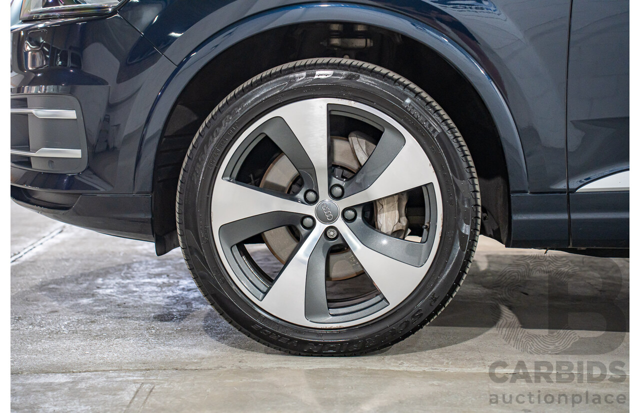 1/2017 Audi Q7 3.0 TDI Quattro (160KW AWD) 4M MY17 4d Wagon Ink Blue Pearl Turbo Diesel V6 3.0L - 7 Seater