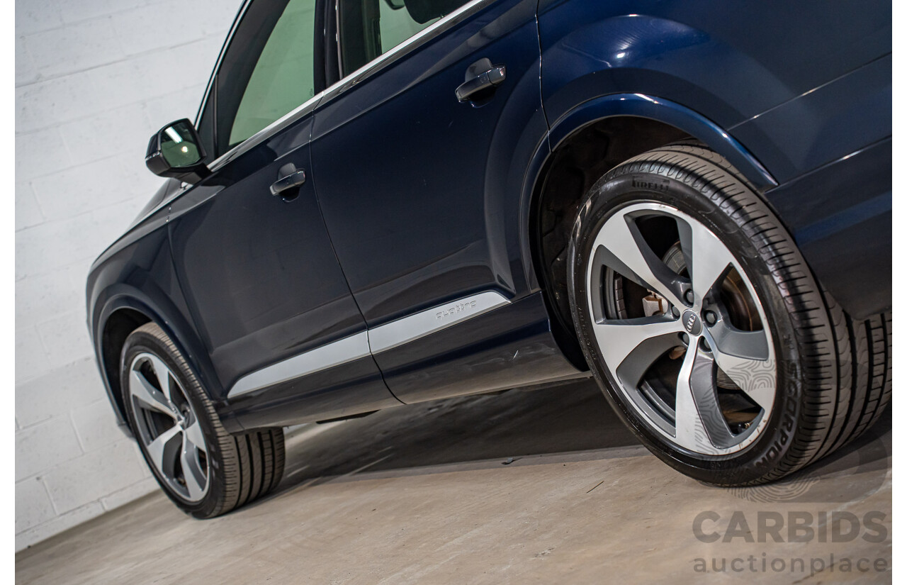 1/2017 Audi Q7 3.0 TDI Quattro (160KW AWD) 4M MY17 4d Wagon Ink Blue Pearl Turbo Diesel V6 3.0L - 7 Seater