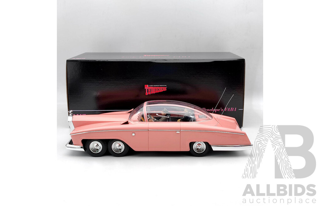 AMIE 1:18 Diecast Model Rolls Royce Thunderbirds Lady Penelope's FAB1 - Brand New