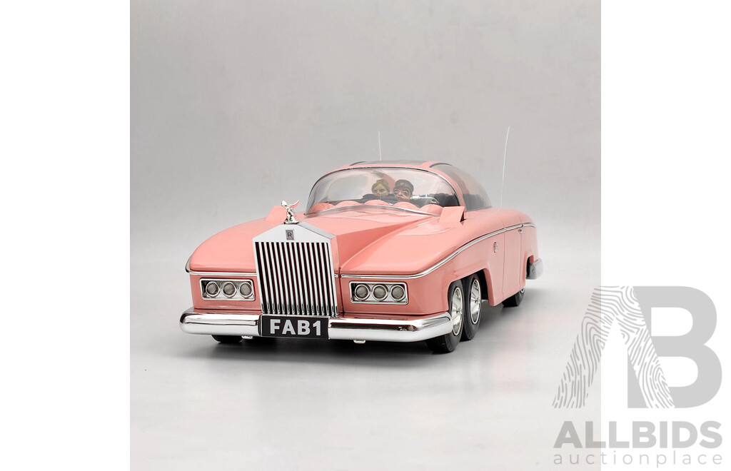 AMIE 1:18 Diecast Model Rolls Royce Thunderbirds Lady Penelope's FAB1 - Brand New