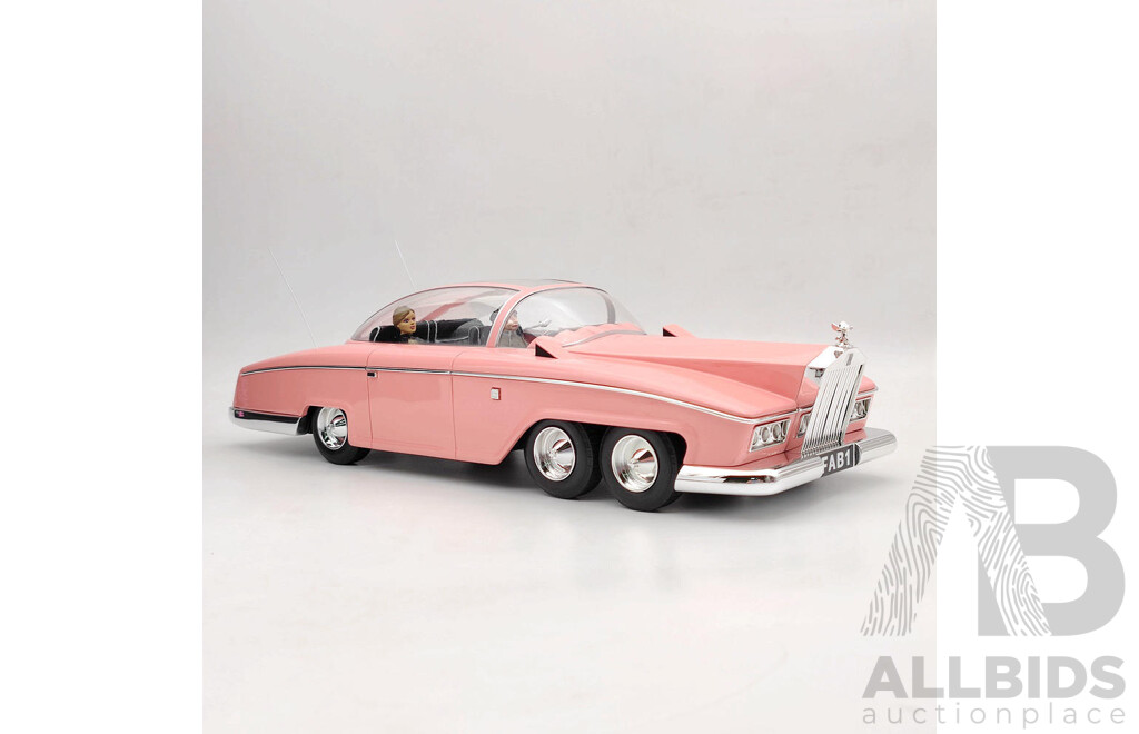 AMIE 1:18 Diecast Model Rolls Royce Thunderbirds Lady Penelope's FAB1 - Brand New