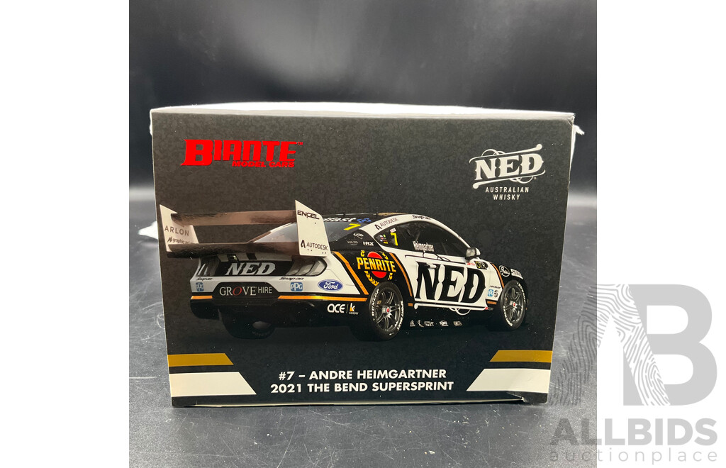 BIANTE NED Whisky 1:18 Diecast Andre Heimgartner 2021 the Bend Supersprint  - Brand New