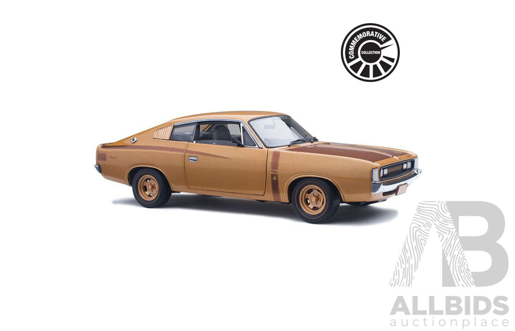 Classic Carlectables  1:18 Limited Edition Diecast Model E49 Charger 'Big Tank'-  50 Th Anniversary Gold Livery - Brand New
